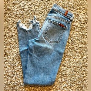 Women's 7 for all Mankind Roxanne Ankle  Distressed Jeans